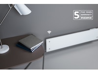 Adax Clea L WiFi panelovn glass lav 600W (hvit) Panelovner