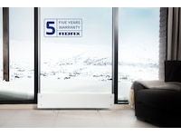 Adax Clea L WiFi panelovn glass lav 600W (hvit) Panelovner