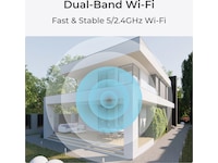 Reolink E1 Outdoor WiFi utendørs overvåkningskamera Overvåkningskameraer