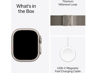 Apple Watch Ultra 2 49mm GPS + LTE Titan (naturlig) Smartklokker