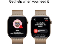 Apple Watch Series 10 46mm GPS + LTE Titan (gull) Smartklokker