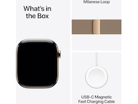 Apple Watch Series 10 46mm GPS + LTE Titan (gull) Smartklokker