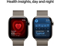 Apple Watch Series 10 GPS + LTE 42mm Titan (naturlig) Smartklokker
