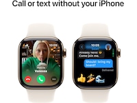 Apple Watch Series 10 GPS + LTE 42mm Titan (gull) Smartklokker