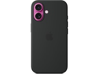 Apple iPhone 16 Silikondeksel (sort) Deksel til mobiltelefon