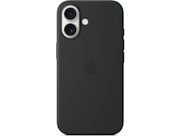 Apple iPhone 16 Silikondeksel (sort) Deksel til mobiltelefon