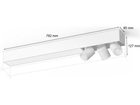 Philips Hue Centris taklampe med 3 spotlys (hvit) Taklampe