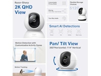 TP-Link Tapo C220 innendørs overvåkningskamera Overvåkningskameraer