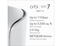 Netgear Orbi RBE772 2-pack mesh Routere