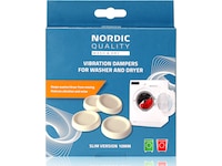 Nordic Quality Vibrasjonsdemper 4 stk. Tilbehør til vaskemaskin og tørketrommel
