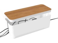 Andersson Stor kabelboks (hvit/tre) Kabelskjulere & tilbehør