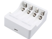 Andersson USB-C Batterilader AA/AAA (hvit) Batteriladere