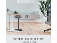 Leitz Ergo Active Balansestol sitt/stå, komfortsete, høyde 57-82 cm Kontorstoler
