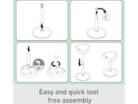 Leitz Ergo Active Balansestol sitt/stå, komfortsete, høyde 57-82 cm Kontorstoler