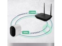 Arlo Pro 5 2K sikkerhetskamera 4-pakk (hvit) Overvåkningskameraer