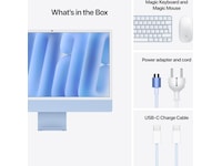 iMac 24 4.5K (2024) 256GB (blå) Stasjonær PC