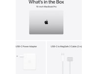 MacBook Pro 16 M4 Pro (2024) 512GB (sølv) PC - Bærbar / laptop