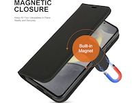 iiglo Galaxy S25 Lommebokdeksel (sort) Deksel til mobiltelefon