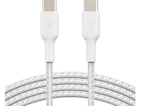 Belkin USB-C kabel 2m (hvit) USB-kabler