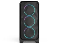 Fractal Meshify 3 XL RGB TG Light Tint Mid Tower (sort) Midi tower