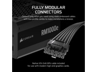 Corsair RMe Series RM1000e PSU (sort) Enheter