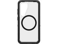 OtterBox Galaxy S25 Defender XT deksel (gjennomsiktig/sort) Deksel til mobiltelefon