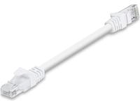 Nettverkskabel CAT6 15cm (hvit) Nettverkskabler