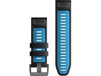 Garmin QuickFit Silikonreim 26mm (sort/blå) Reim