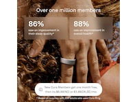 Oura Ring 4 Smart Ring str. 5 (børstet sølv) Smart ring