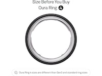 Oura Ring 4 Smart Ring str. 14 (sort) Smart ring
