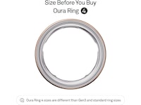 Oura Ring 4 Smart Ring str. 6 (rosegull) Smart ring