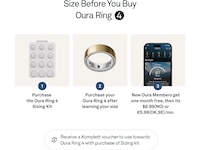 Oura Ring 4 Smart Ring str. 10 (gull) Smart ring