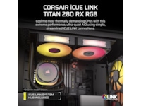 Corsair iCUE LINK Titan 280 RX RGB AIO Kjøler (sort) -B-Grade Demo annet i datautstyr