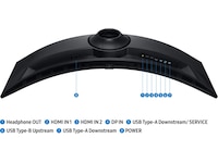 Samsung 49" Odyssey G9 curved gamingskjerm S49FG910 Skjermer