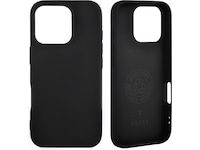 GRE8T iPhone 16 Pro Max Silikondeksel (sort) Deksel til mobiltelefon