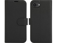 iiglo iPhone 17e / 16e 2-i-1 Lommebokdeksel (sort) Deksel til mobiltelefon