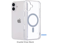 iiglo iPhone 16 Plus Magnetic Clear Case (gjennomsiktig) Deksel til mobiltelefon