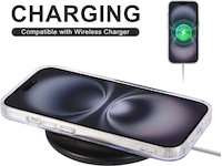 iiglo iPhone 16 Plus Magnetic Clear Case (gjennomsiktig) Deksel til mobiltelefon