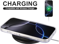 iiglo iPhone 16 Pro Max Magnetic Clear Case (gjennomsiktig) Deksel til mobiltelefon