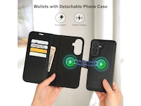 iiglo Galaxy A36 2-i-1 Lommebokdeksel (sort) Deksel til mobiltelefon