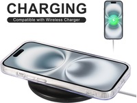 iiglo iPhone 16 Magnetic Clear Case (gjennomsiktig) Deksel til mobiltelefon