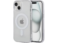 iiglo iPhone 15 Magnetic Silikondeksel (gjennomsiktig) Deksel til mobiltelefon