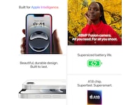 iPhone 16e 128GB (sort) Mobiltelefoner