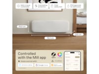 Mill Invisible Smart WiFi Gen 4 panellist 500W Panelovner