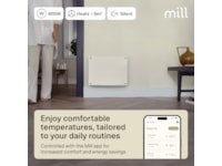 Mill Glass Smart WiFi Gen 4 panelovn 400W Panelovner