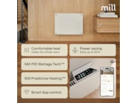 Mill Glass Smart WiFi Gen 4 panelovn 400W Panelovner