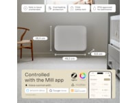 Mill Invisible Smart WiFi Gen 4 panelovn 400W Panelovner