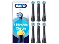 Oral-B iO Ultimate Clean Børstehoder 6 stk (sort) Tannbørstehoder