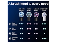 Oral-B iO Ultimate Clean Børstehoder 6 stk (sort) Tannbørstehoder