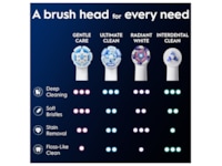 Oral-B iO Gentle Care Børstehoder 3 stk (hvit) Tannbørstehoder